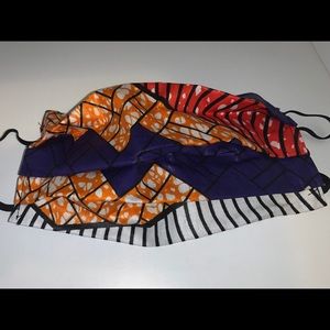 Handmade African Print Face Mask. Non Medical